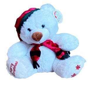 NWT Vtg 2011 Fiesta Sitting Bear 10” Stuffed Animal